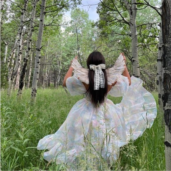 Selkie Sweetcorn Puff Pastel Ball Gown - Picture 5 of 16